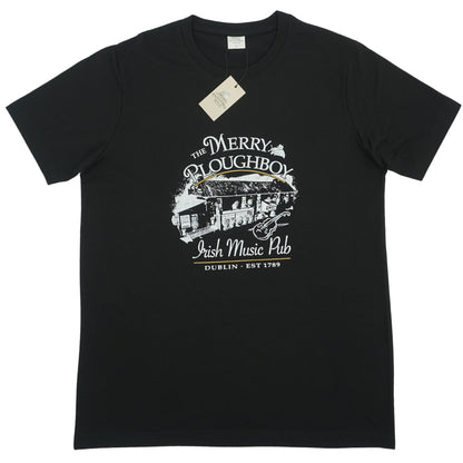 The Merry Ploughboy Tee Black