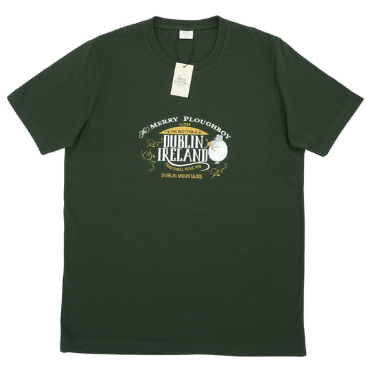 The Merry Plougboy T-Shirt Green