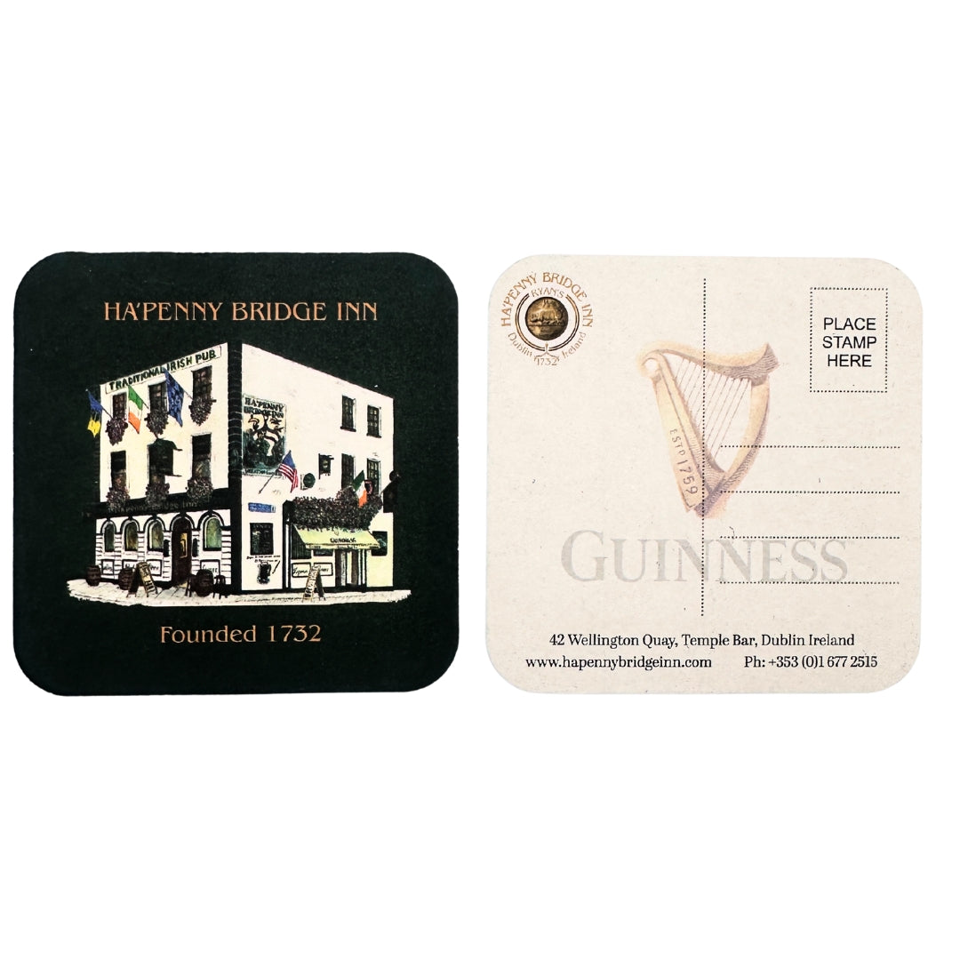 The Ha'Penny Bridge Inn Beer Mat