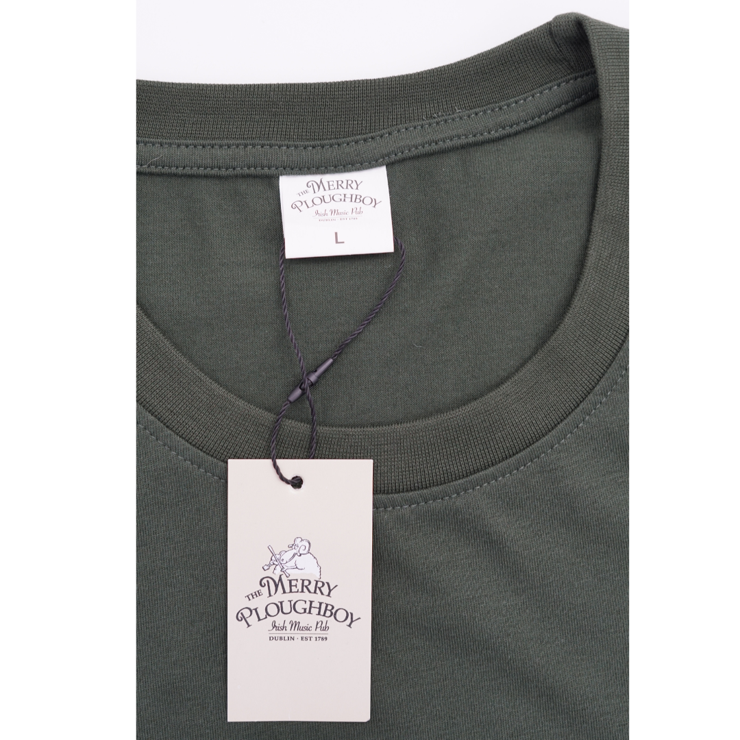 The Merry Plougboy T-Shirt Green