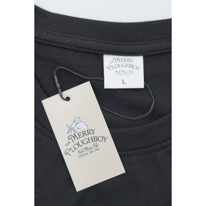 The Merry Ploughboy Tee Black