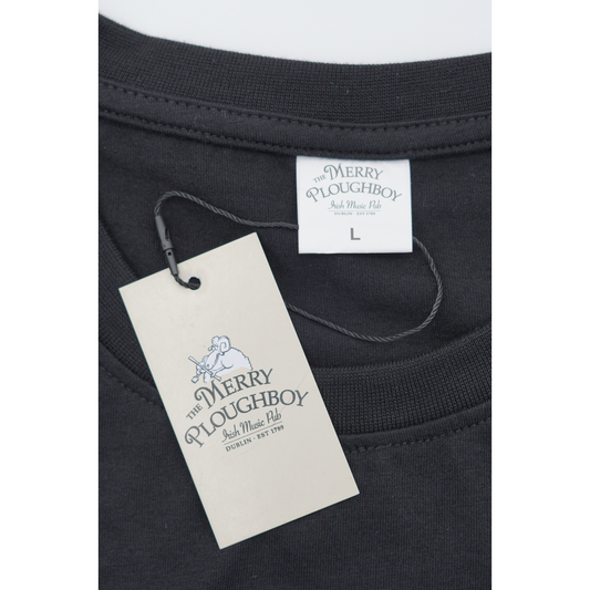 The Merry Ploughboy Tee Black